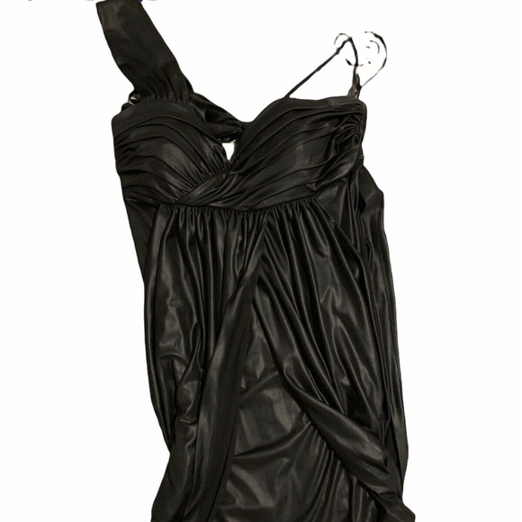 BCBGeneration Dresses & Skirts - BCBG Generation Charcoal Draped Dress - M